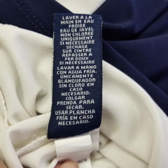 Chaps dress  blue and white  sz PM - Picture 6 of 8